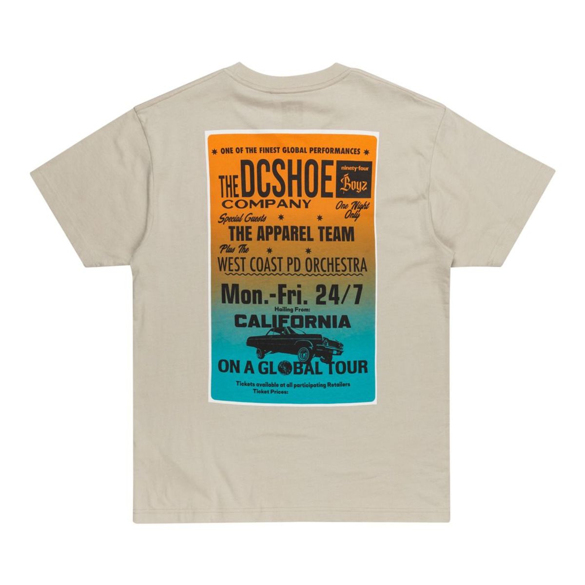 DC SHOES - Polera Hombre The Venue negro DC