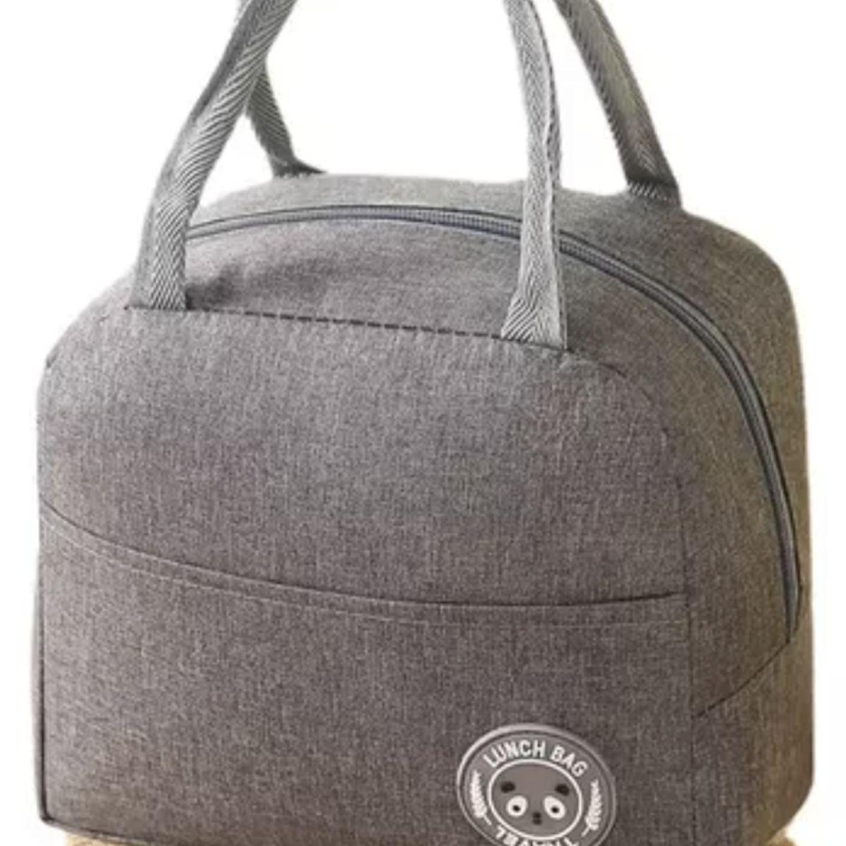 GENERICO - Lonchera Gris Bolsa Termica Colación Almuerzo Portatil Unisex