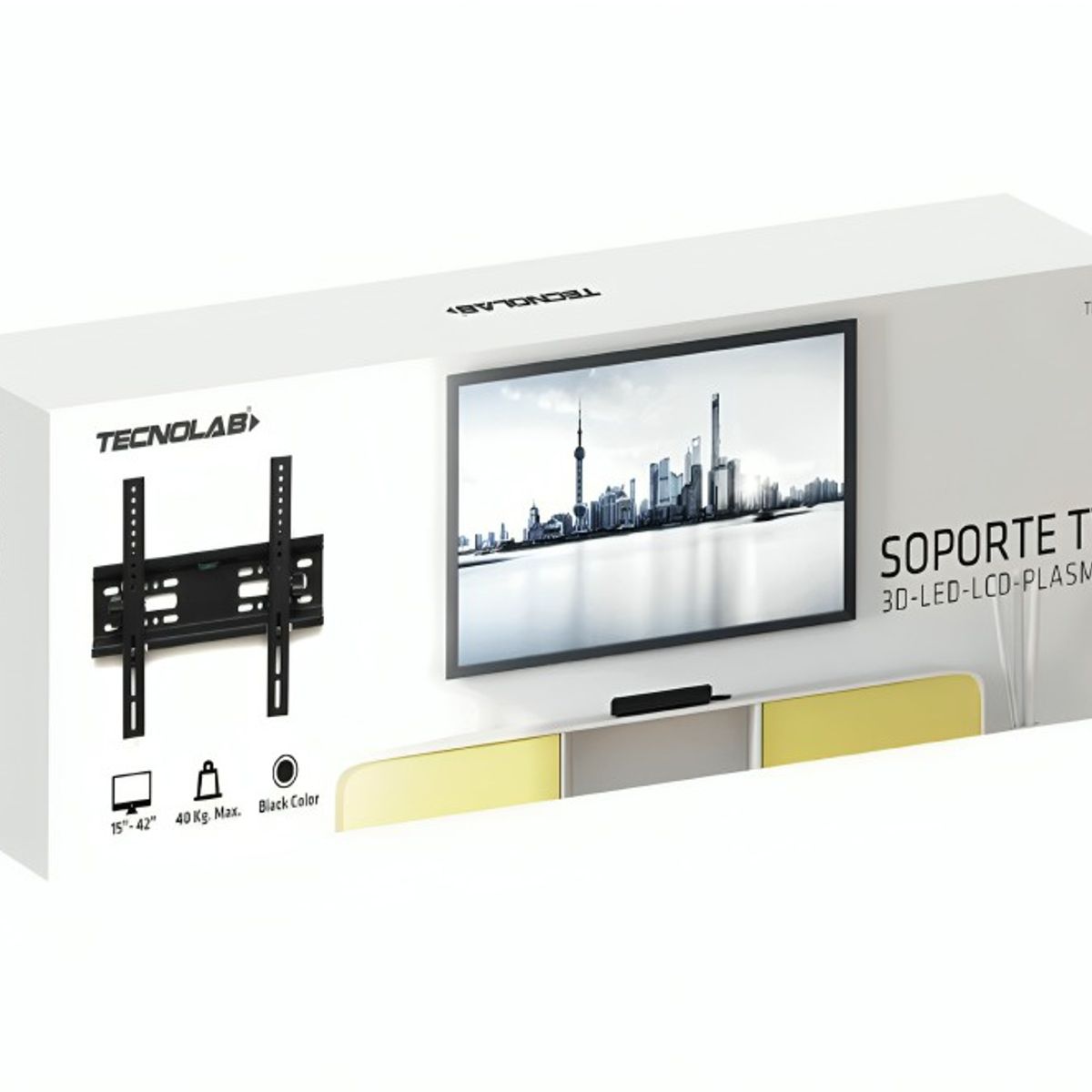 TECNOLAB - SOPORTE TV DE 15 A 42 PULGADAS TECNOLAB.