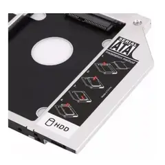 DM - ADAPTADOR DISCO 2.5 A BAHíA CD NOTEBOOK 9.5MM CON TAPA