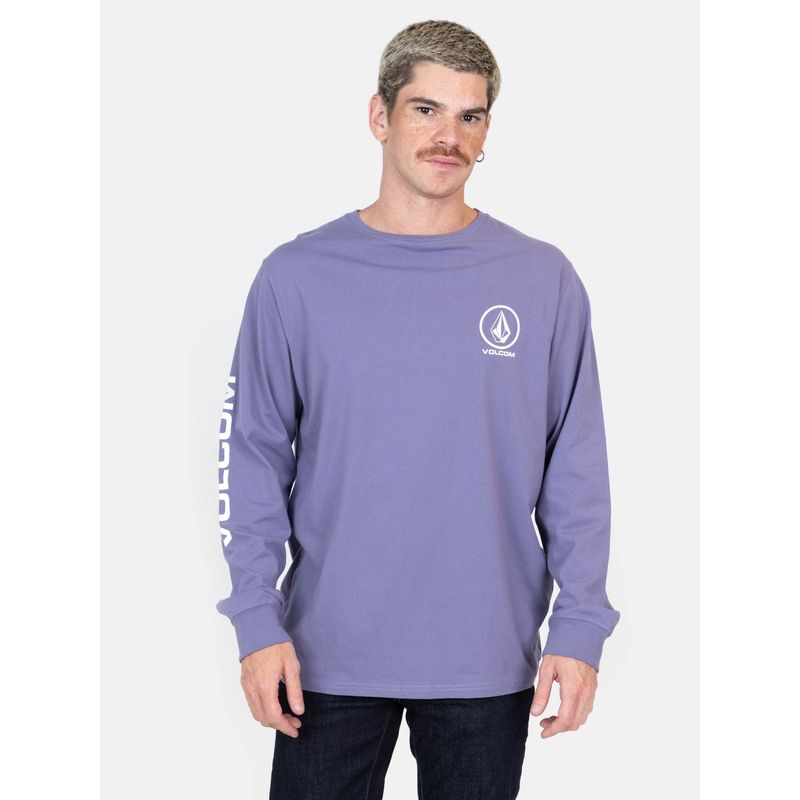 VOLCOM - Polera ML CarveX Burdeo Hombre Volcom - Burdeos