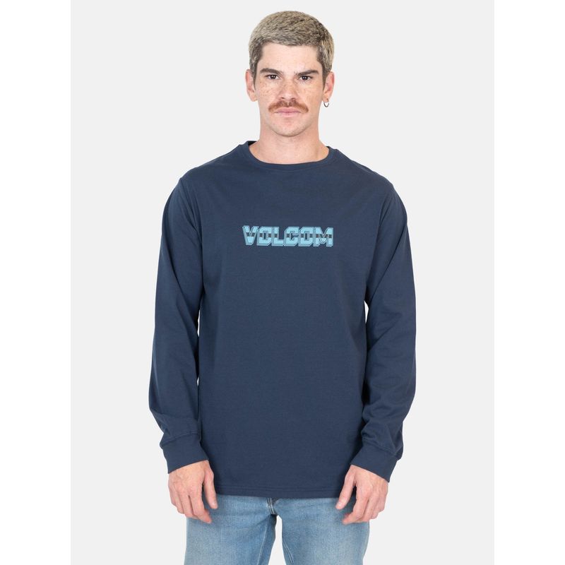 VOLCOM - Polera ML Havocore Azul Marino Hombre Volcom - Azul Marino