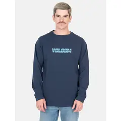 VOLCOM - Polera ML Havocore Azul Marino Hombre - Azul Marino
