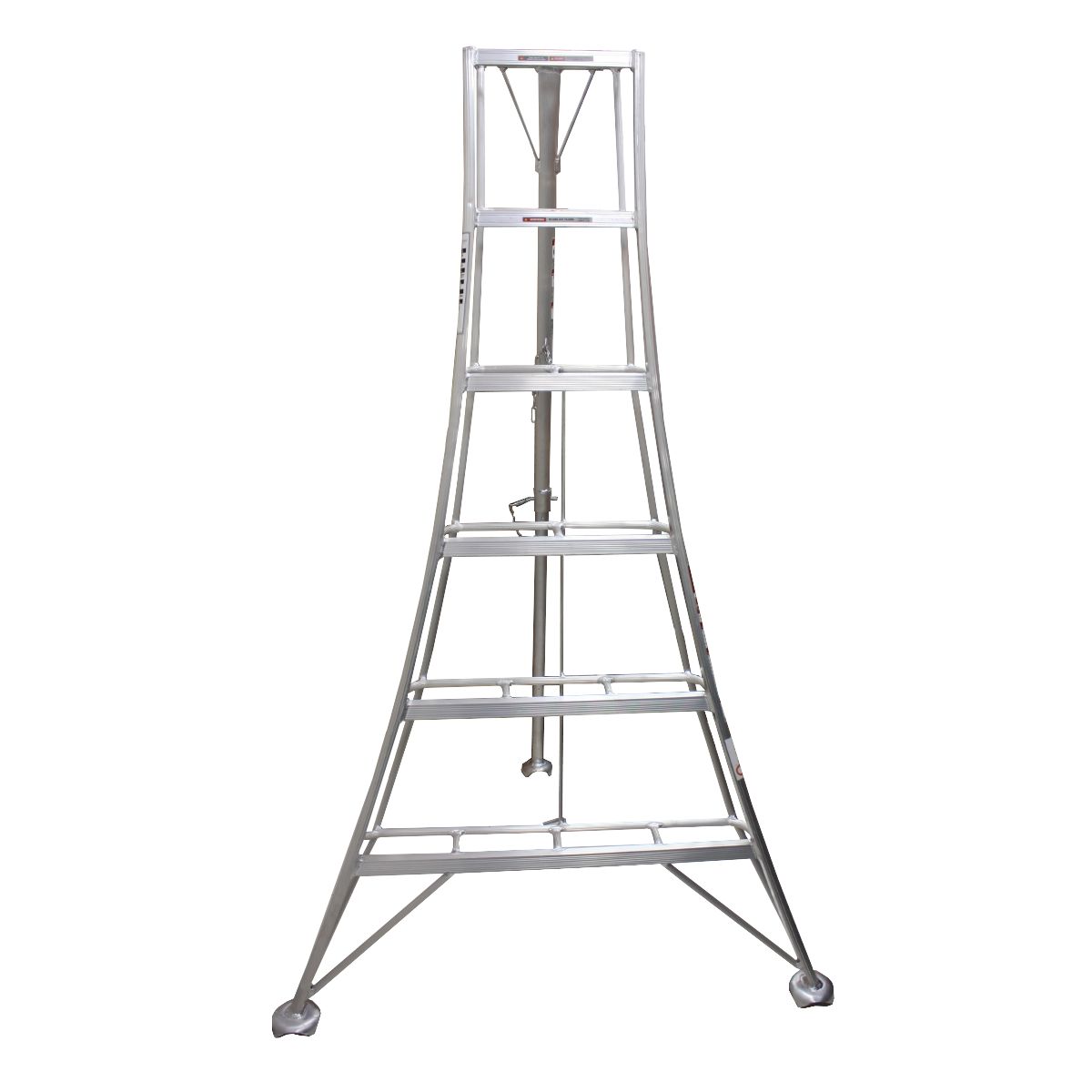 QRUBBER - Escalera Cosechera de  Aluminio 1.8mt - 6 peldaños QRubber