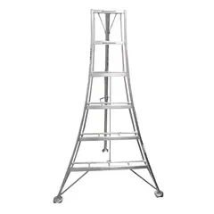 QRUBBER - Escalera Cosechera de Aluminio 1.8mt - 6 peldaños