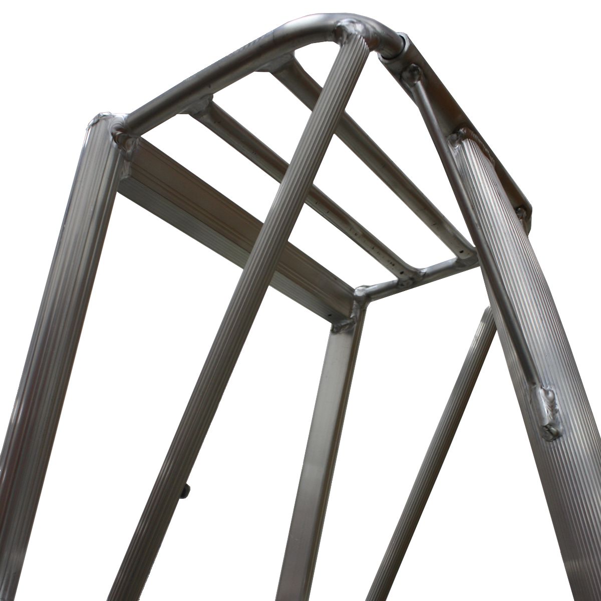 QRUBBER - Escalera Cosechera de  Aluminio 1.8mt - 6 peldaños QRubber