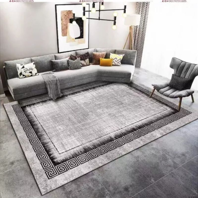 ANGELES DEL HOGAR - ALFOMBRA LISA CON DISEÑO EN 3D 200X240CM