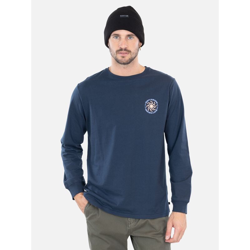 RUSTY - Polera ML LimitlessX Azul Marino Hombre Rusty - Azul Marino