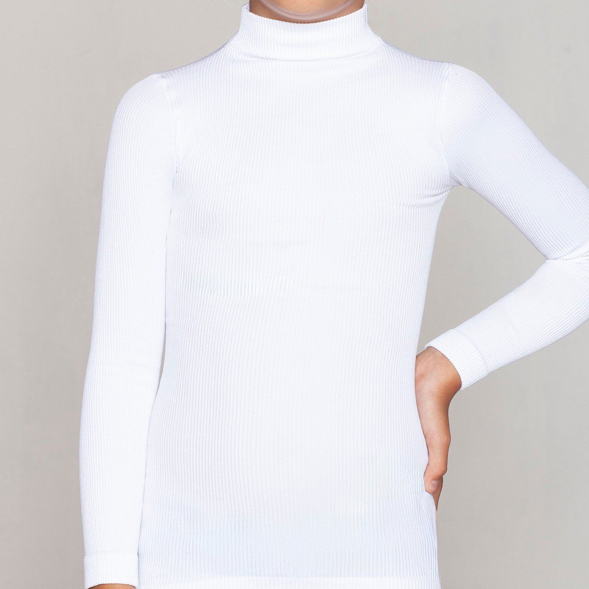 MONARCH - Beatle Infantil Esencial Acanalado Blanco Monarch