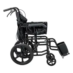 NANOFORT - Silla Ruedas Plegable Traslado Adulto Cfreno En Agarradera