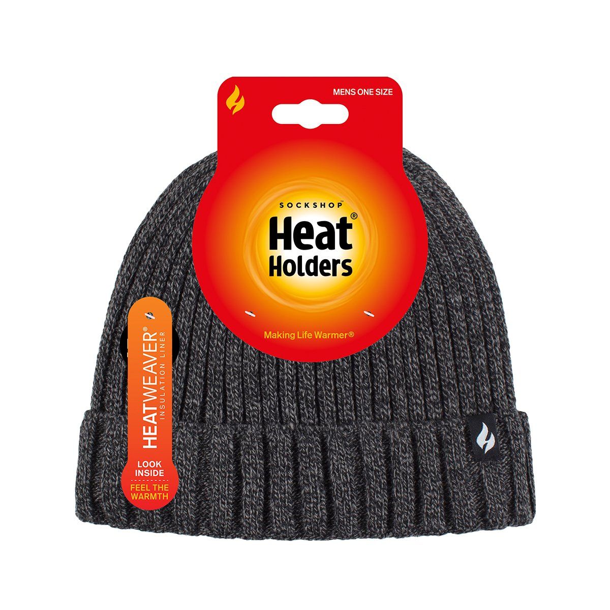 HEAT HOLDERS - Gorro Con Vueta Lawson Gris Heat Holders