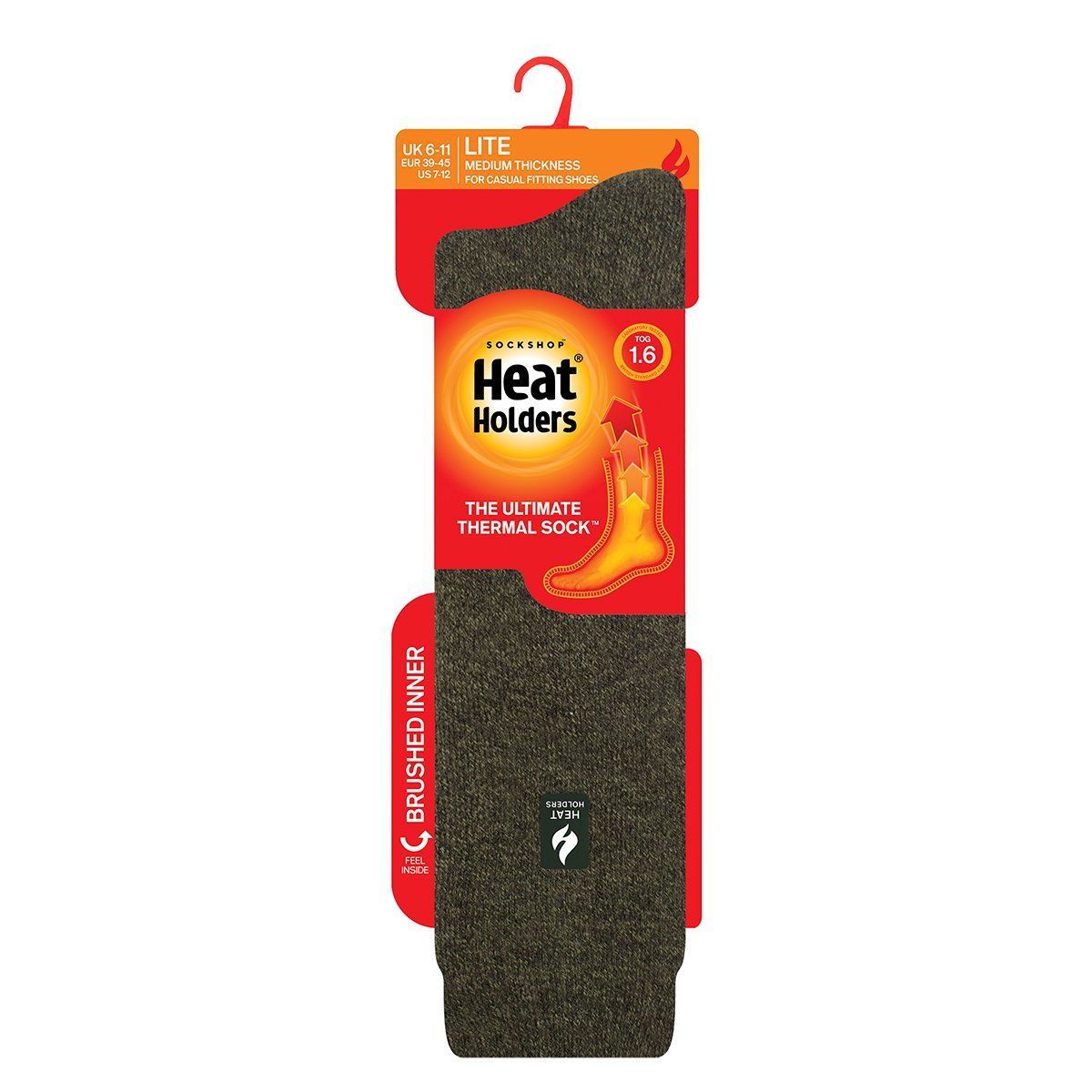 HEAT HOLDERS - Calcetín Lite Kingfisher Verde Musgo Heat Holders