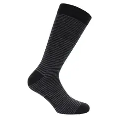 PERUGGI - Calcetín Lana Merino Rayas Negro