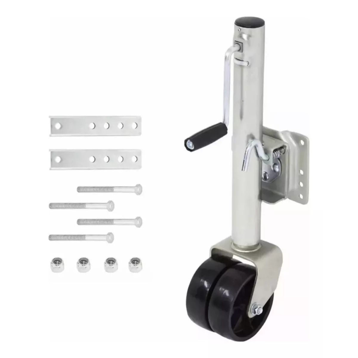 GENERICO - Pata Carro Arrastre Rueda Maniobrable Enganche