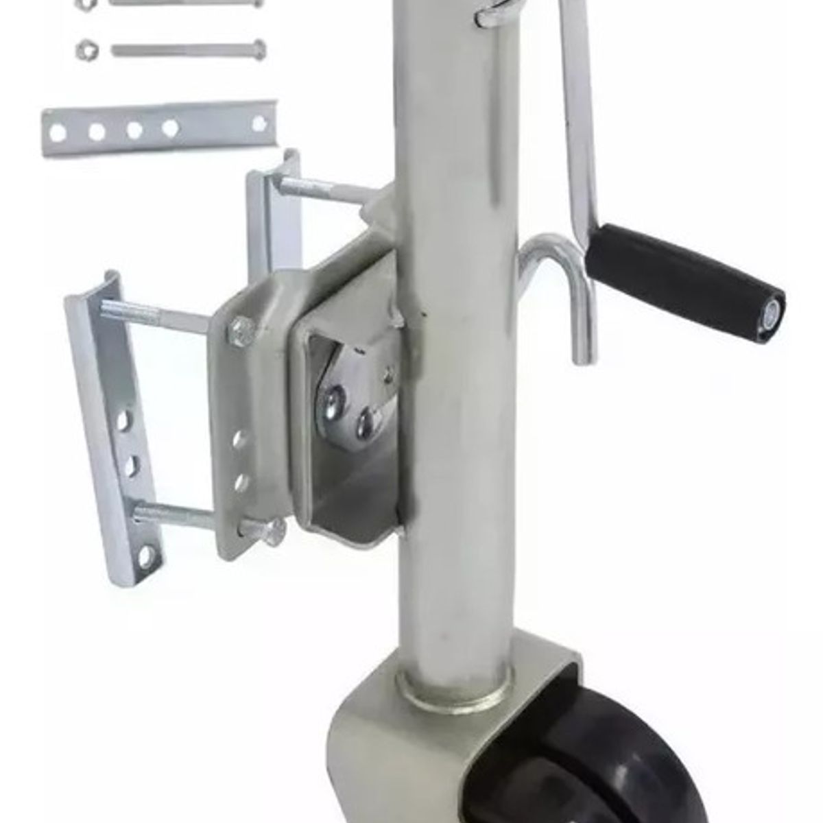 GENERICO - Pata Carro Arrastre Rueda Maniobrable Enganche