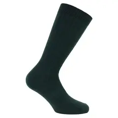 PERUGGI - Calcetín Bamboo Acanalado Largo Americano Verde