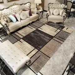 ANGELES DEL HOGAR - ALFOMBRA LISA CON DISEÑO EN 3D 200X240CM