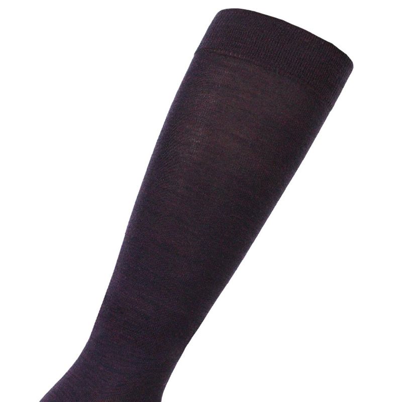 PERUGGI - Calceta Lana Merino Liso 44 Purpura PERUGGI
