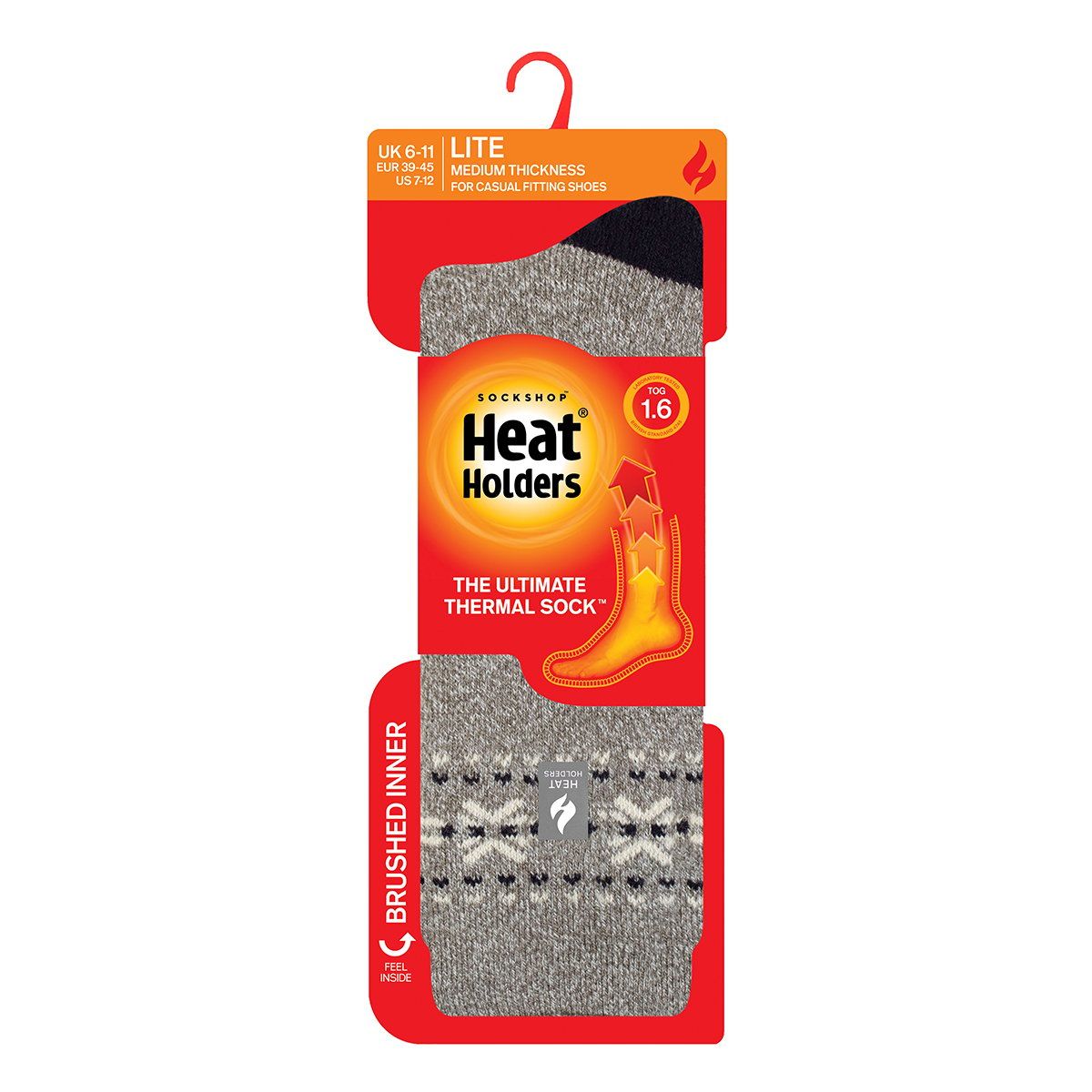 HEAT HOLDERS - Calcetín Lite Matterhorn Gris Heat Holders