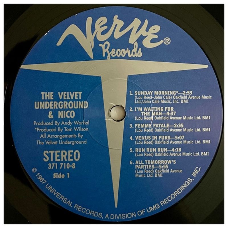 HITWAY MUSIC - VELVET UNDERGROUND - & NICO INC BANANA STICKER - VINILO