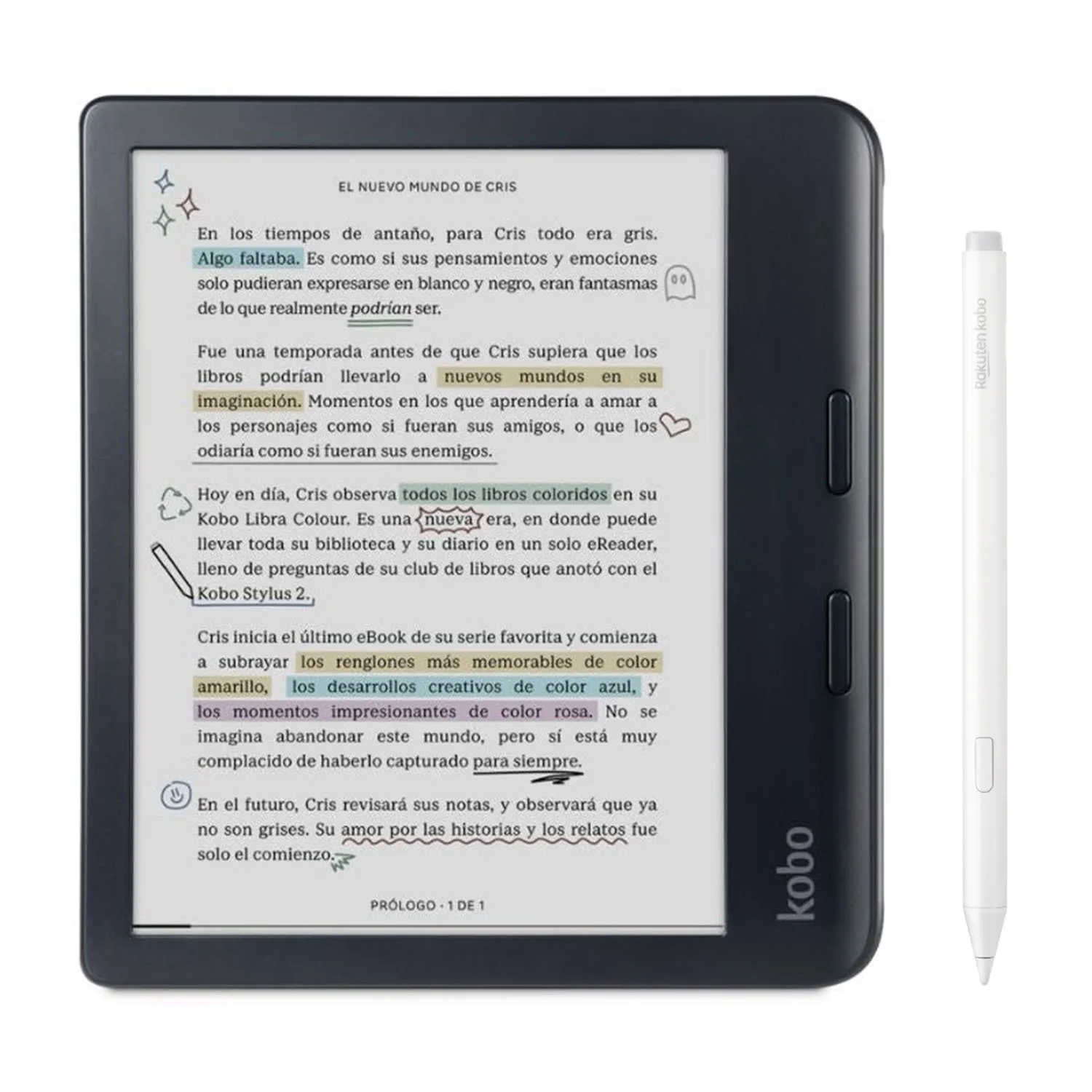 KOBO Lector e reader Kobo Libra Colour HD 7