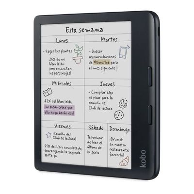 Imagen 2 del producto Lector e reader Libra Colour HD 7"" 32GB Negro con Lápiz Stylus 2 Blanco