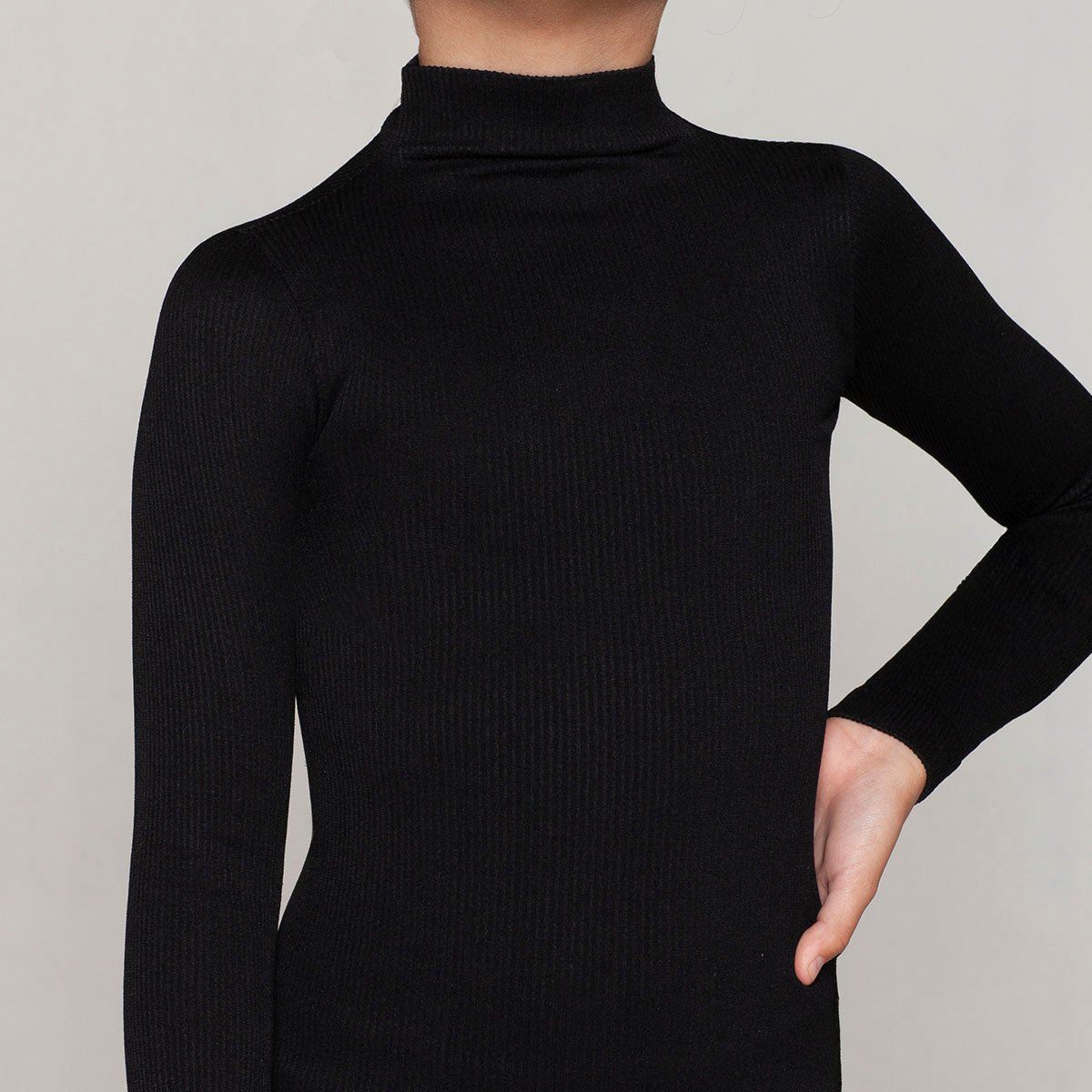 MONARCH - Beatle Infantil Esencial Acanalado Negro Monarch