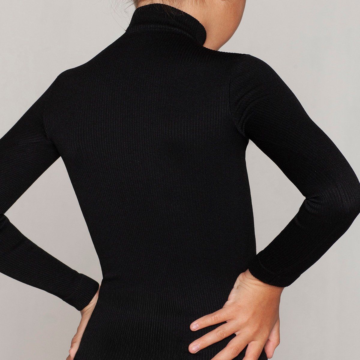 MONARCH - Beatle Infantil Esencial Acanalado Negro Monarch