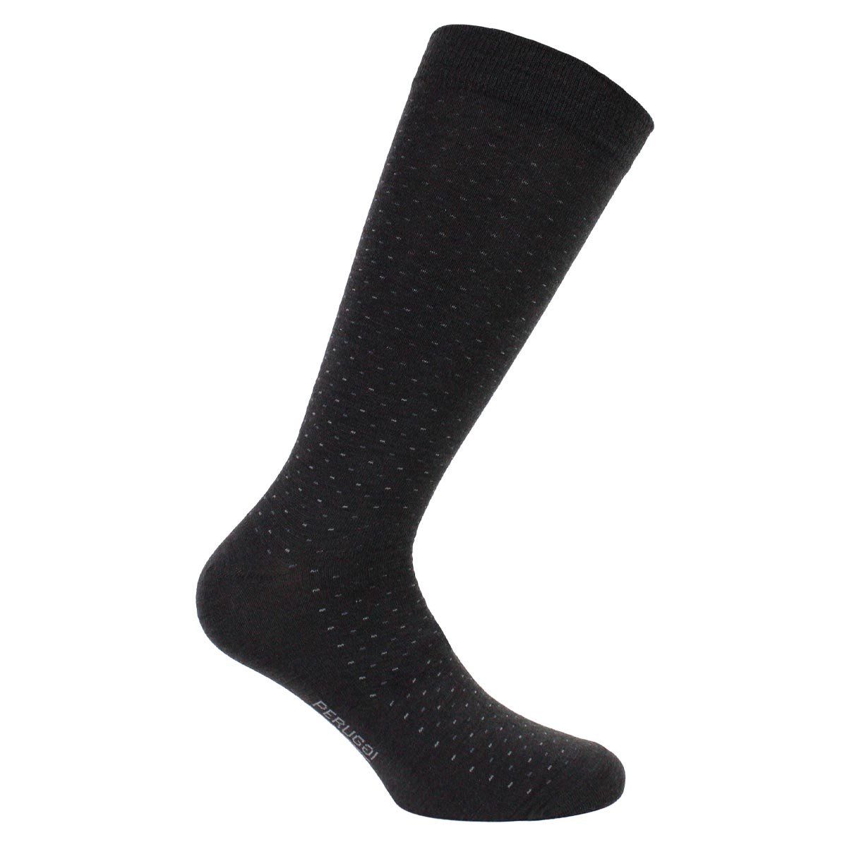 PERUGGI - Calcetín Lana Merino Puntos Negro PERUGGI