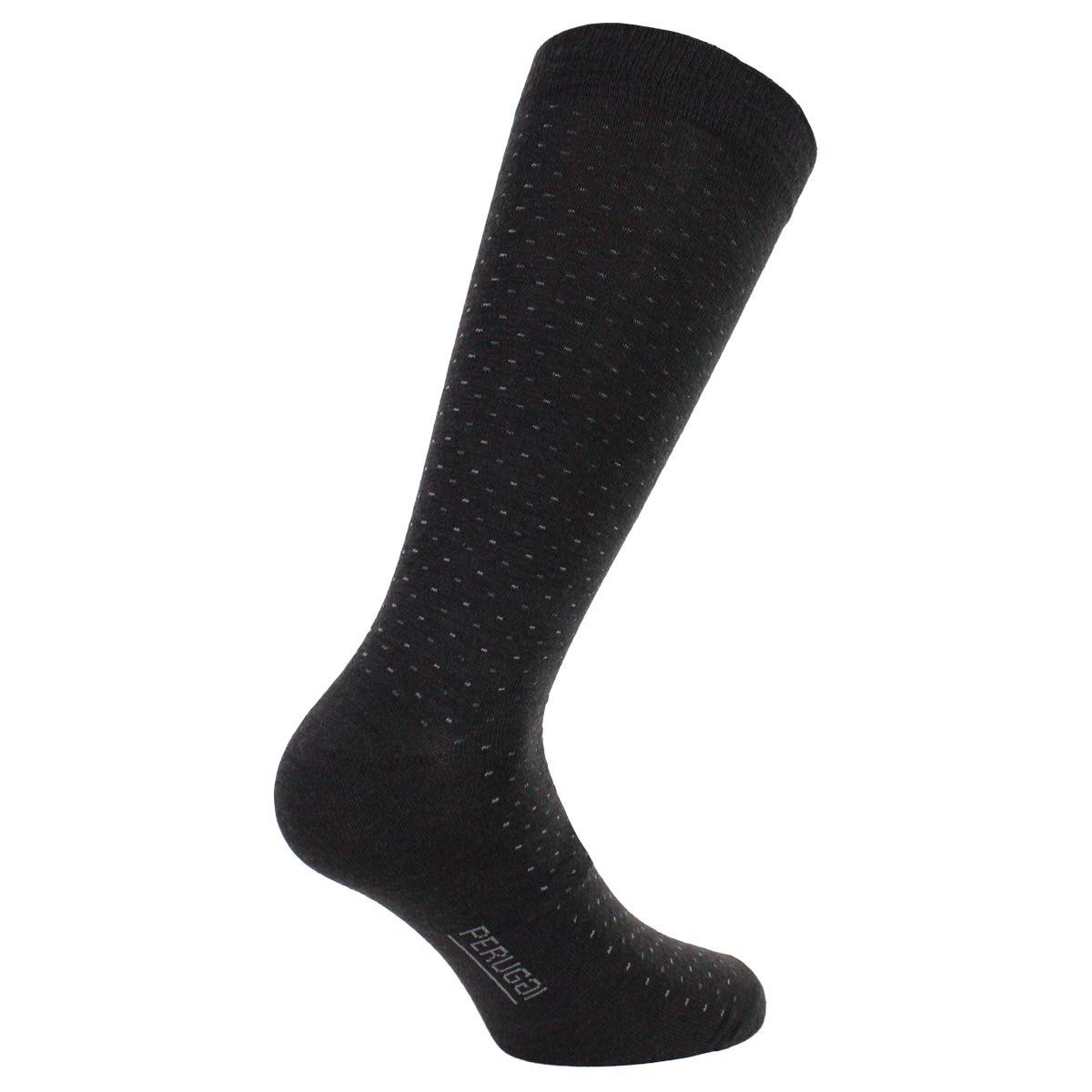 PERUGGI - Calcetín Lana Merino Puntos Negro PERUGGI