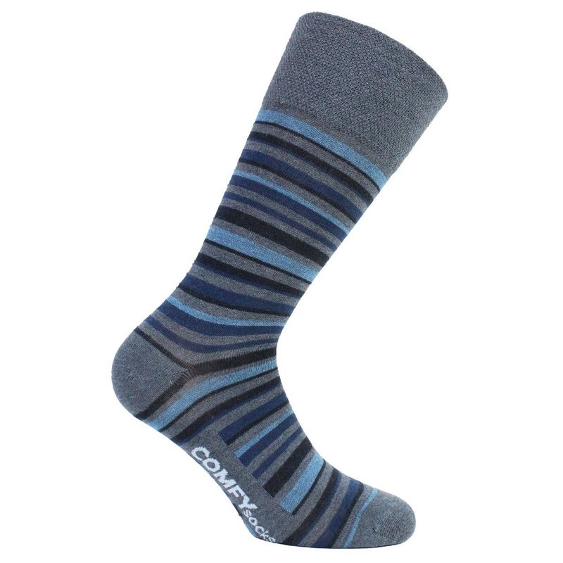 MONARCH - Calcetín Comfy Bamboo Rayas Jeans COMFY SOCKS