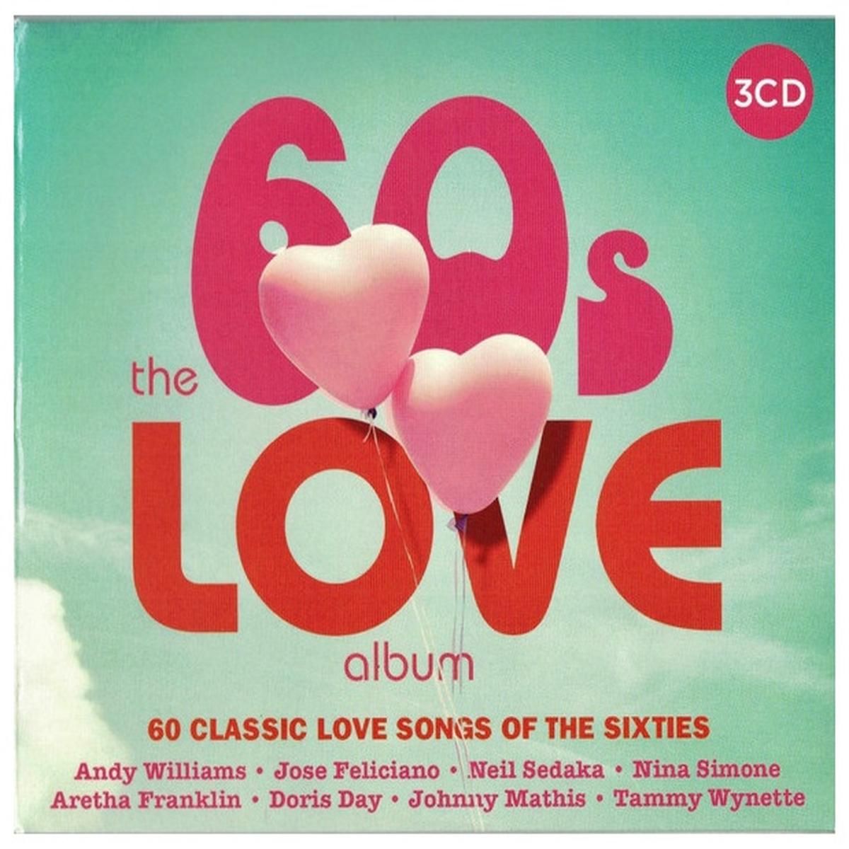 HITWAY MUSIC - THE 60S LOVE ALBUM - 60S HITS 3CD BOXSET UK - CD