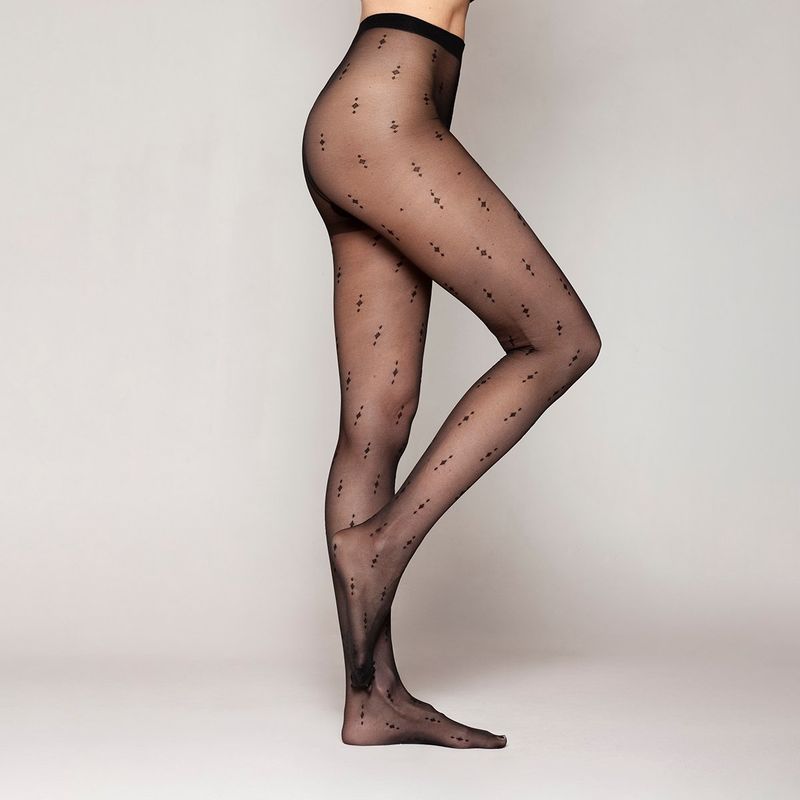 MONARCH - Panty Rombitos Negro Monarch