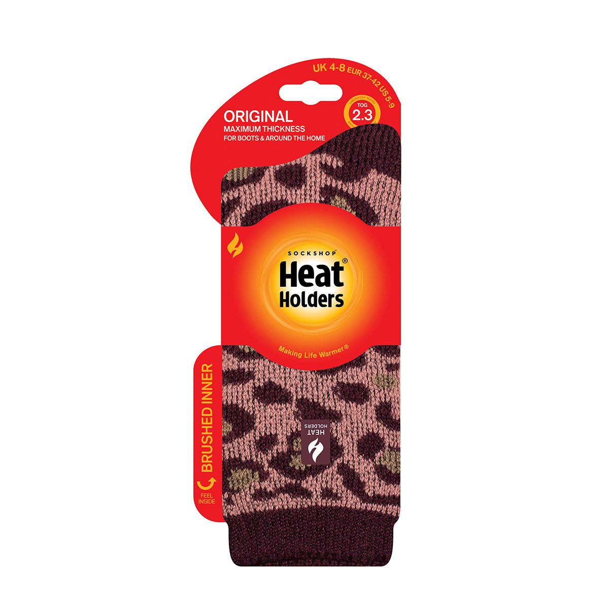 HEAT HOLDERS - Calcetín Original Jacquard Rosado Heat Holders