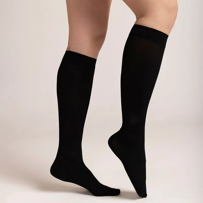 MONARCH - Calcetín Medical 70 Denier Negro Monarch