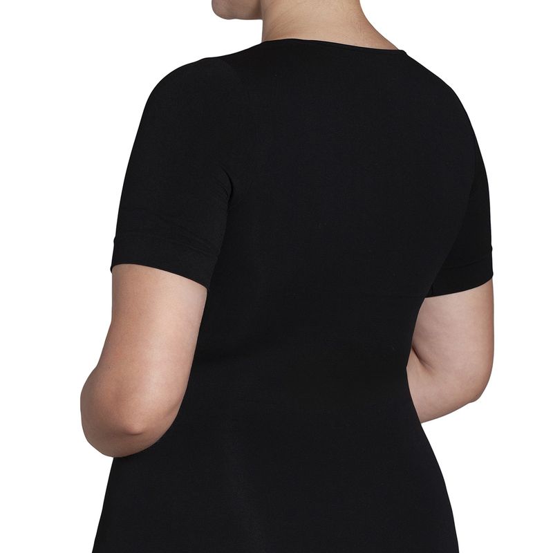 MONARCH - Polera Esencial Manga Corta Negro Monarch