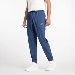 NEW BALANCE - Pantalón Jogger Running Hombre Sport Azul