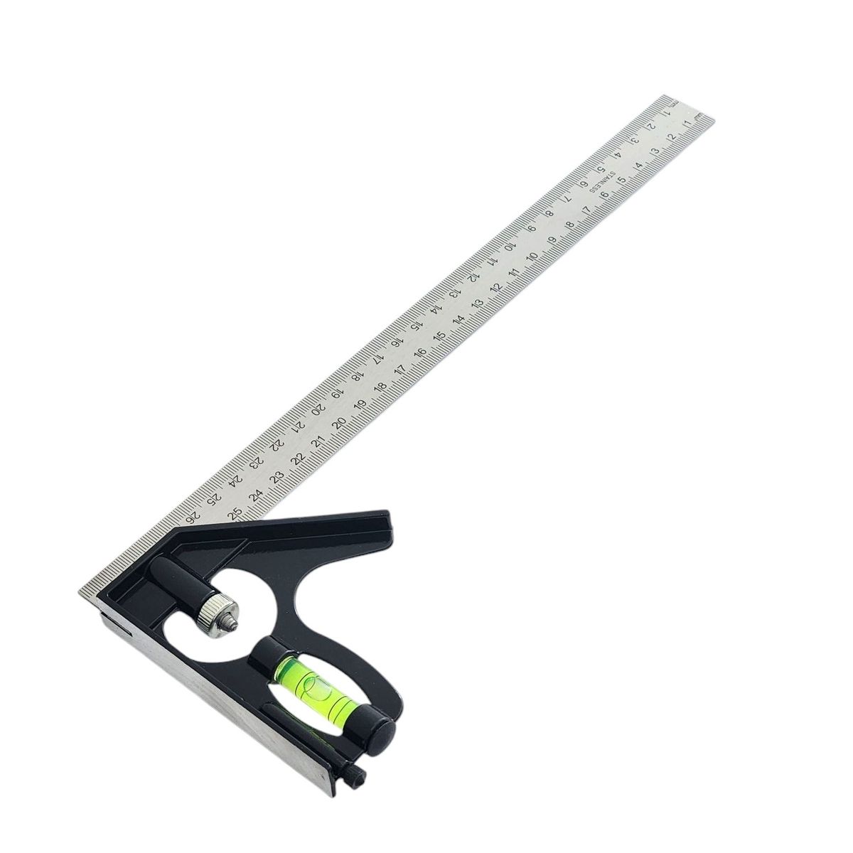 GENERICO - Regla Angular de Acero Inoxidable 300mm 13617