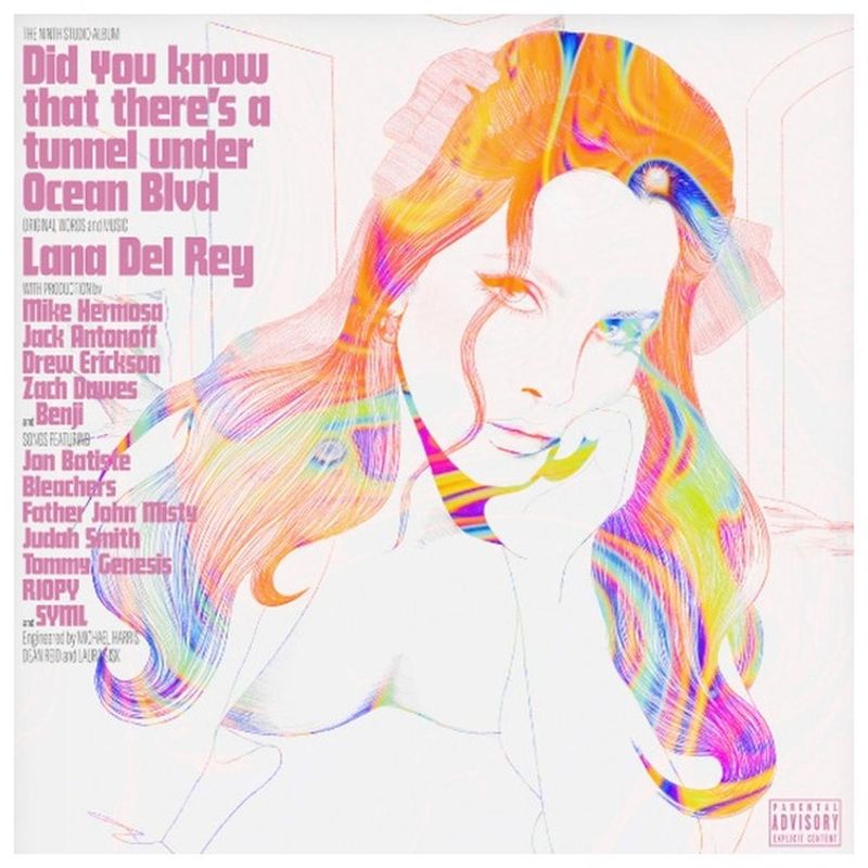 HITWAY MUSIC - LANA DEL REY - DID YOU KNOW THAT THERES A TUNNEL UNDER OCEAN BLVD 2LP COLOURED VINYL - VINILO