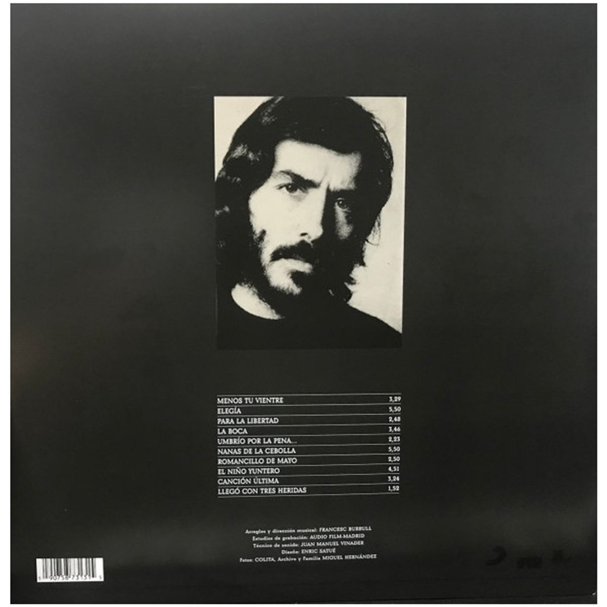 HITWAY MUSIC - JOAN MANUEL SERRAT - MIGUEL HERNANDEZ - VINILO