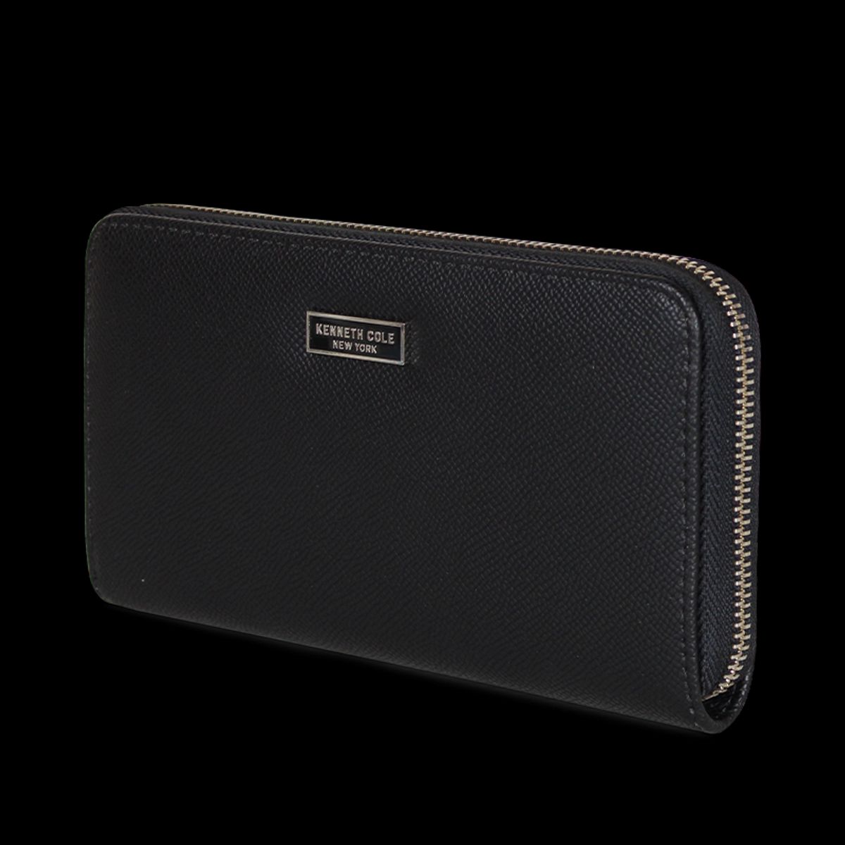 KENNETH COLE - Pack Billetera Bessie negra + Pañuelo Oni negro Kenneth Cole