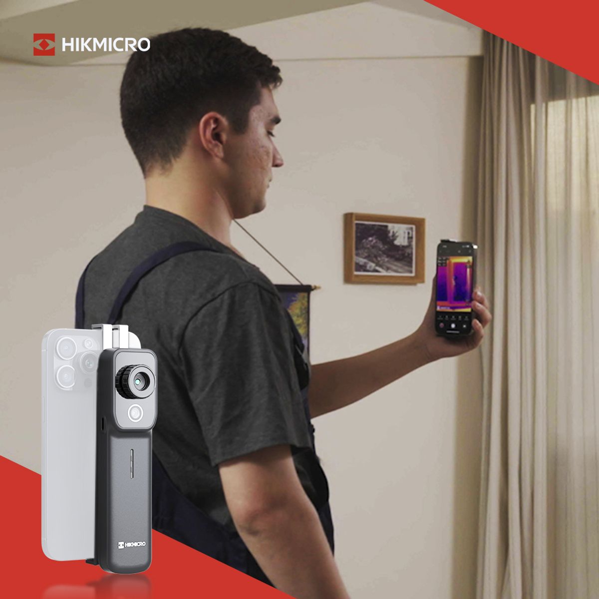 HIKMICRO - Cámara termográfica MiniX, 256 x 192 pixeles térmicos