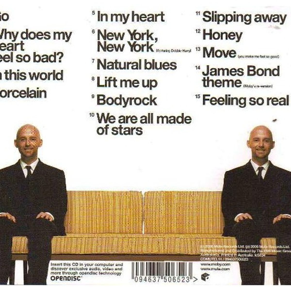 HITWAY MUSIC - MOBY  - GO THE VERY BEST OF MOBY - CD