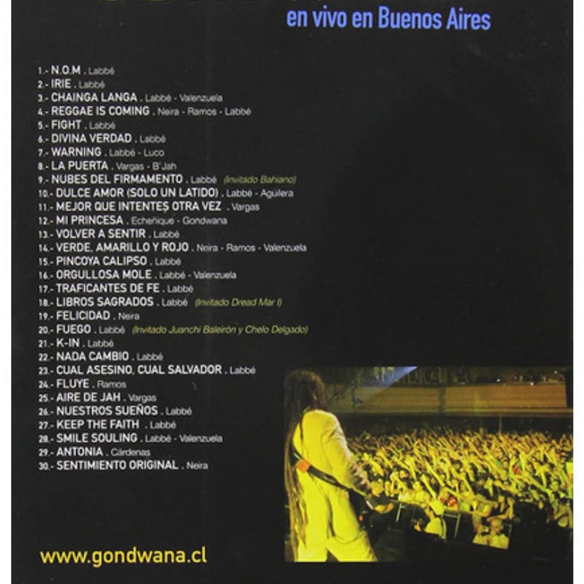 HITWAY MUSIC - GONDWANA - GONDWANA EN VIVO EN BUENOS AIRES - DVD