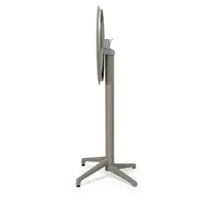ROCA NEGRA - Mesa Moon Bar 60cm Redonda Plegable Taupe