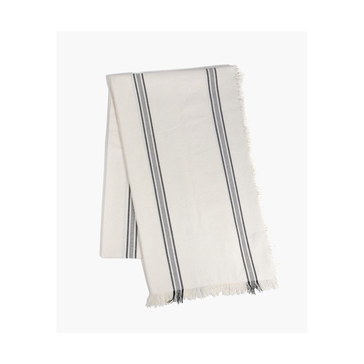 LOUNGE - Mantel Con Líneas 150 X 250 Cm Blanco LOUNGE