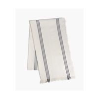 Mantel Con Líneas 150 X 250 Cm Blanco