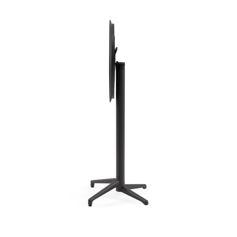 ROCA NEGRA - Mesa Moon Bar 60cm Redonda Plegable Grafito