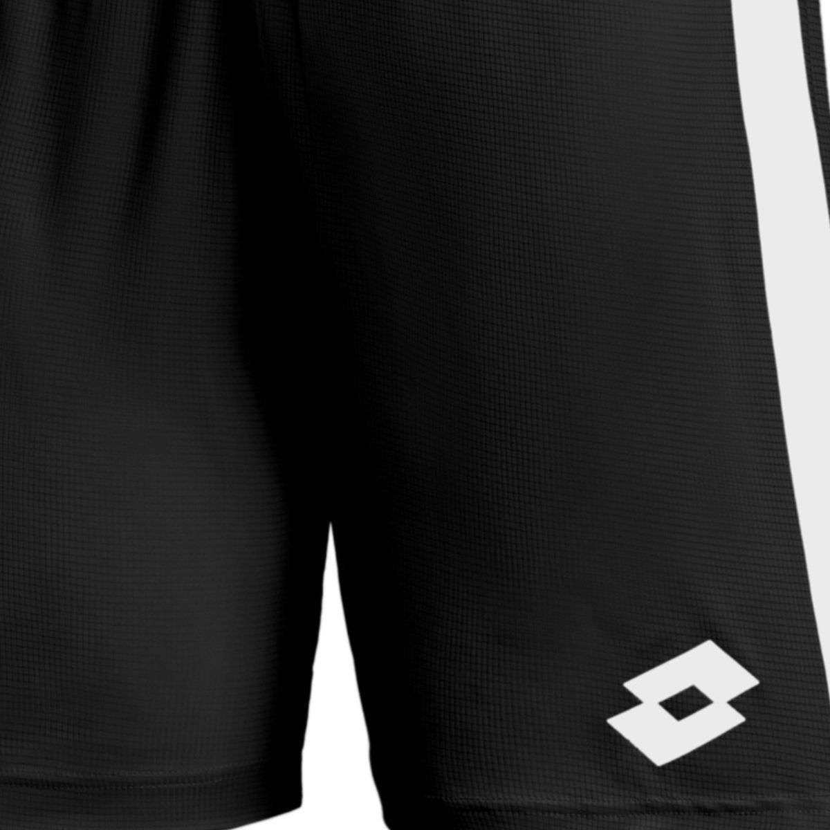 LOTTO - Short de Fútbol Hombre Lotto - Elite Plus Negro