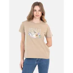 RIP CURL - Polera MC Lía Beige Mujer - Beige